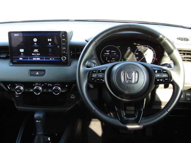 ヴェゼル e:HEVX・HuNTパッケージ 当社デモカーUP 純正9インチナビ バックカメラ ホンダセンシング 前側ドラレコ フルセグ Bluetooth USB LEDライト オートエアコン 前席シートヒーター 電動パーキングブレーキ(17枚目)