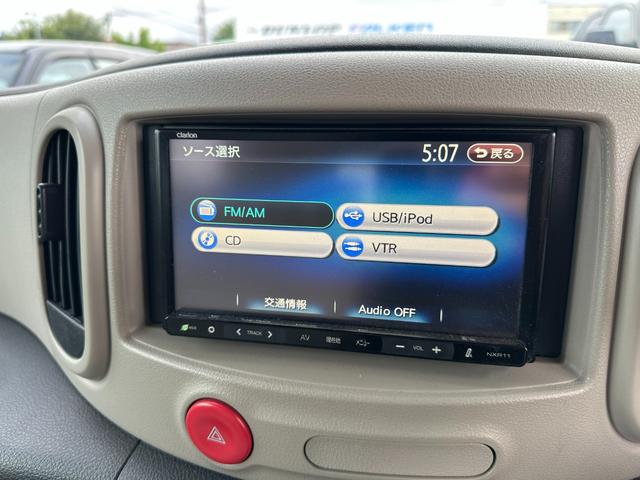 キューブ 15X FOUR 社外メモリーナビ/ETC/スマートキー(15枚目)