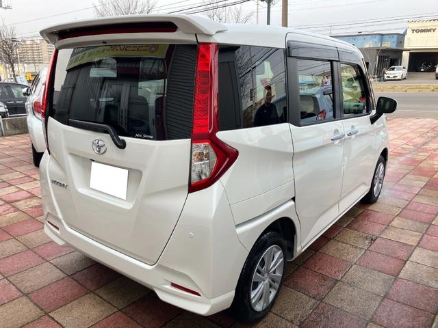 ルーミー G 4WD 両側パワースライドドア パノラマミックビューパッケージ LEDイルミネーション ETC サイドバイザー ルーフエンドスポイラー Bluetooth ディスプレイナビ スマートキー 寒冷地仕様(6枚目)