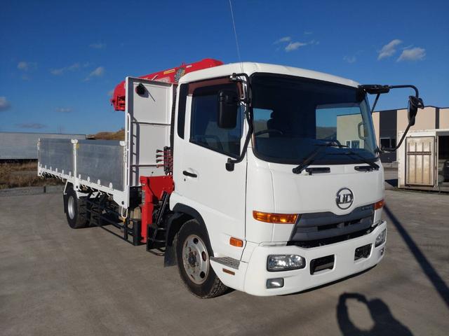 コンドル ＭＫ３８Ｌ　４トン４段ラジコン　フックイン　予備検査付き　荷台長さ５４００ｍｍ　荷台幅２２００ｍｍ　煽りアルミブロック７００ｍｍ　２１５馬力（エンジン型式ＧＨ５）６ＭＴ（2枚目）