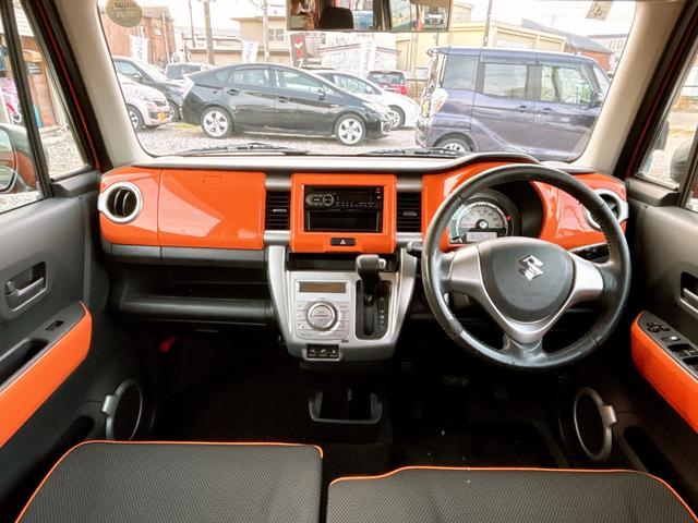 ハスラー Ｘ　４ＷＤ　ローンに不安な方　１年保証　本州仕入　スマートキー　プッシュスタート　シートヒーター　社外オーディオベンチシート　フロントフォグランプ　ＨＩＤ　全国　札幌　函館　優遇ローン　リース（6枚目）