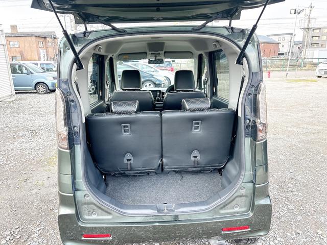 スペーシアカスタム TS 4WD ローンに不安な方 本州仕入 1年保証 両側パワースライドドア 純正ナビ ワンセグTV バックカメラ シートヒーター 革調シートカバー スマートキー プッシュスタート 全国 札幌 函館 リース(9枚目)