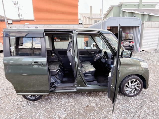 スペーシアカスタム TS 4WD ローンに不安な方 本州仕入 1年保証 両側パワースライドドア 純正ナビ ワンセグTV バックカメラ シートヒーター 革調シートカバー スマートキー プッシュスタート 全国 札幌 函館 リース(21枚目)