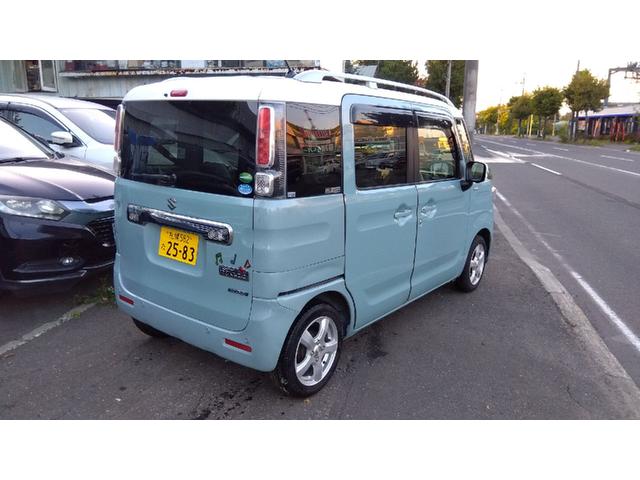 スペーシア ハイブリッドＸ　４ＷＤ　ＥＴＣ　全周囲カメラ　両側電動スライドドア　ナビ　ＴＶ　クリアランスソナー　レーンアシスト　衝突被害軽減システム　スマートキー　アイドリングストップ　シートヒーター　ベンチシート　ＣＶＴ（12枚目）