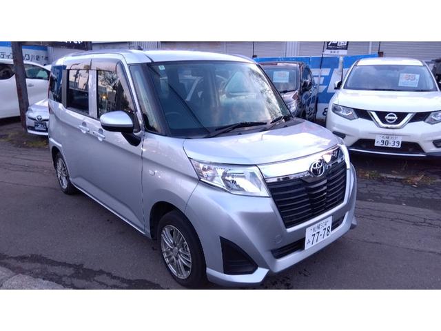 ルーミー X 4WD 両側スライド・片側電動 アルミホイール スマートキー アイドリングストップ CVT 盗難防止システム 衝突安全ボディ ABS ESC CD USB ミュージックプレイヤー接続可 エアコン(3枚目)