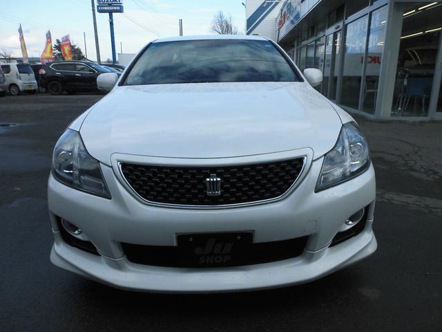 クラウン 3.5アスリート アニバーサリーエディション 社外エアロ 本革シート 社外マフラー ETC オートクルーズコントロール バックカメラ ナビ TV 19インチアルミ HID シートヒーター シートエアコン スマートキー パワーシート 冬タイヤ18インチアルミ付(2枚目)