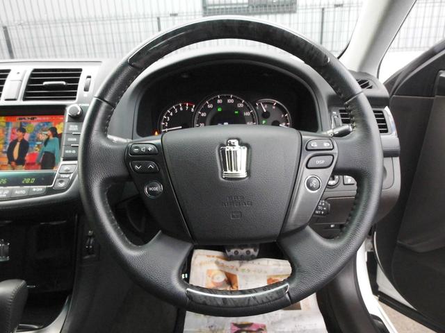 クラウン 3.5アスリート アニバーサリーエディション 社外エアロ 本革シート 社外マフラー ETC オートクルーズコントロール バックカメラ ナビ TV 19インチアルミ HID シートヒーター シートエアコン スマートキー パワーシート 冬タイヤ18インチアルミ付(22枚目)