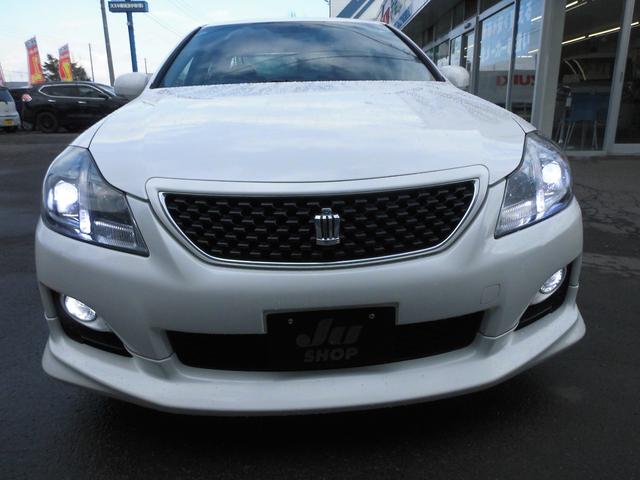 クラウン 3.5アスリート アニバーサリーエディション 社外エアロ 本革シート 社外マフラー ETC オートクルーズコントロール バックカメラ ナビ TV 19インチアルミ HID シートヒーター シートエアコン スマートキー パワーシート 冬タイヤ18インチアルミ付(25枚目)