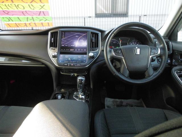 クラウンハイブリッド アスリートS ETC クリアランスソナー オートクルーズコントロール バックカメラ ナビ TV アルミホイール HID CVT シートヒーター スマートキー アイドリングストップ 電動格納ミラー 盗難防止システム(10枚目)