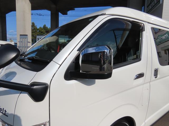 ハイエースワゴン GL キャンピング 東和モーター製ツエルト ベバストFFヒーター サブバッテリー走行&外部充電 上蓋式冷蔵庫 電子レンジ 4WD(7枚目)