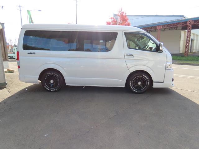 ハイエースワゴン GL キャンピング 東和モーター製ツエルト ベバストFFヒーター サブバッテリー走行&外部充電 上蓋式冷蔵庫 電子レンジ 4WD(19枚目)