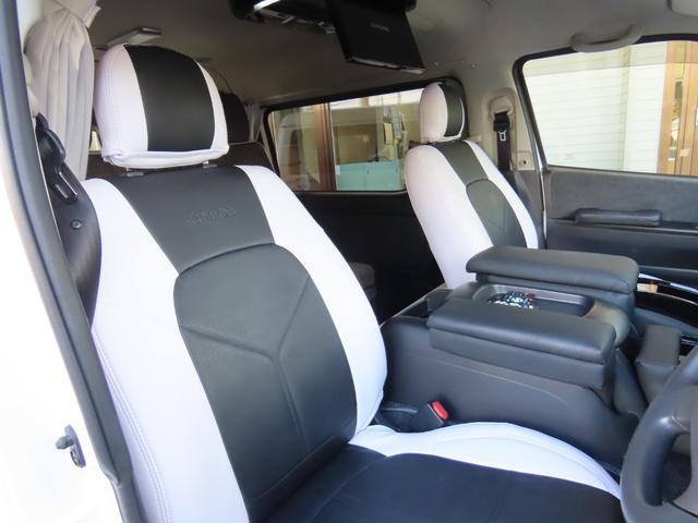 ハイエースワゴン GL キャンピング 東和モーター製ツエルト ベバストFFヒーター サブバッテリー走行&外部充電 上蓋式冷蔵庫 電子レンジ 4WD(72枚目)