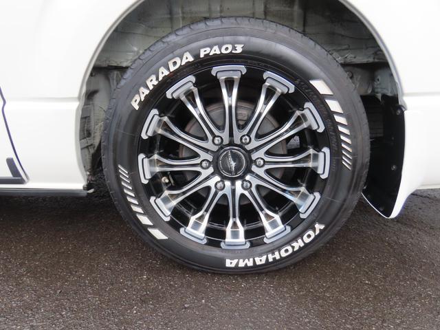 ハイエースバン スーパーＧＬ　ダークプライムＩＩ　キャンピング　バンテック新潟製ＶＡＮＲＥＶＯ４８０　ベバストＦＦヒーター　上蓋式冷蔵庫　電子レンジ　４ＷＤ（10枚目）