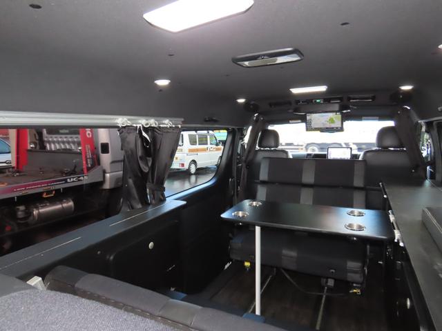 ハイエースバン スーパーＧＬ　ダークプライムＩＩ　キャンピング　バンテック新潟製ＶＡＮＲＥＶＯ４８０　ベバストＦＦヒーター　上蓋式冷蔵庫　電子レンジ　４ＷＤ（25枚目）