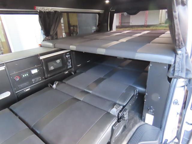 ハイエースバン スーパーＧＬ　ダークプライムＩＩ　キャンピング　バンテック新潟製ＶＡＮＲＥＶＯ４８０　ベバストＦＦヒーター　上蓋式冷蔵庫　電子レンジ　４ＷＤ（33枚目）