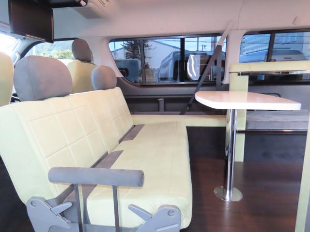 ハイエースワゴン ＧＬ　キャンピング　アルフレックス製クライムジャンパー　２段ベット　ＦＦヒーター　サブバッテリー　４ＷＤ（22枚目）