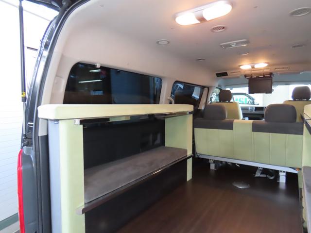 ハイエースワゴン ＧＬ　キャンピング　アルフレックス製クライムジャンパー　２段ベット　ＦＦヒーター　サブバッテリー　４ＷＤ（24枚目）