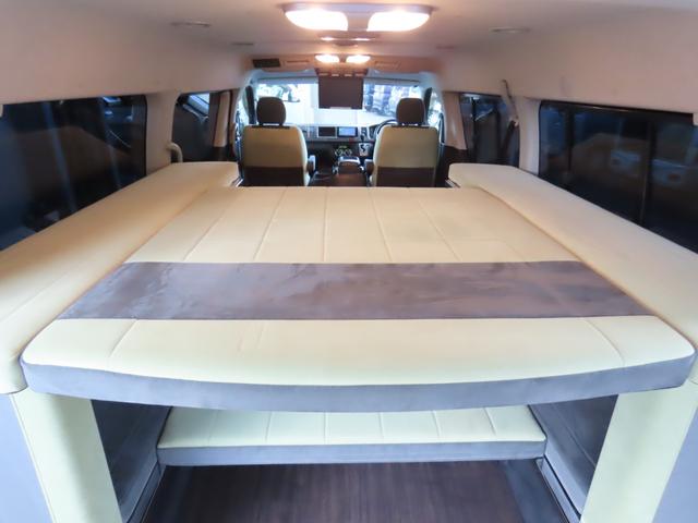 ハイエースワゴン ＧＬ　キャンピング　アルフレックス製クライムジャンパー　２段ベット　ＦＦヒーター　サブバッテリー　４ＷＤ（32枚目）