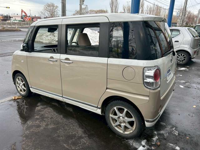 ムーヴキャンバス Ｇメイクアップリミテッド　ＳＡＩＩＩ　４ＷＤ　ＬＥＤヘッドライト　両側パワースライドドア　オートエアコン　オーディオ　衝突被害軽減ブレーキ　アイドリングストップ　ステアリングコントロール（7枚目）