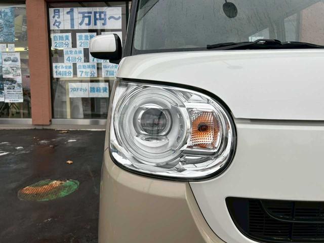ムーヴキャンバス Ｇメイクアップリミテッド　ＳＡＩＩＩ　４ＷＤ　ＬＥＤヘッドライト　両側パワースライドドア　オートエアコン　オーディオ　衝突被害軽減ブレーキ　アイドリングストップ　ステアリングコントロール（12枚目）
