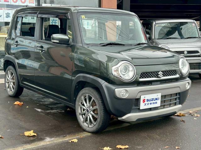 ハスラー Ｘ　４ＷＤ　ナビ付　ディスチャージヘッドライト　フォグランプ　プッシュスタート　アイドリングストップ　衝突被害軽減ブレーキ　車線逸脱防止　横滑防止　シートヒーター　スノーモード　ステアリングスイッチ（3枚目）