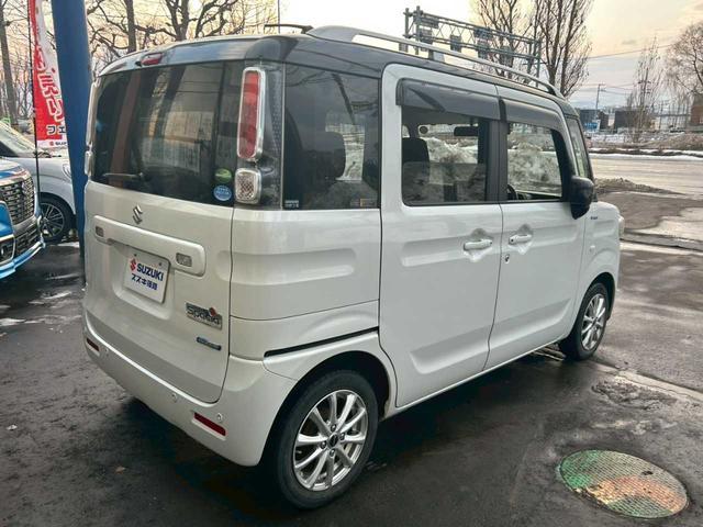 スペーシア ハイブリッドＸ　４ＷＤ　ナビ付　バックカメラ　ドライブレコーダー　両側パワースライドドア　プッシュスタート　アイドリングストップ　衝突被害軽減ブレーキ　横滑防止　車線逸脱防止（5枚目）