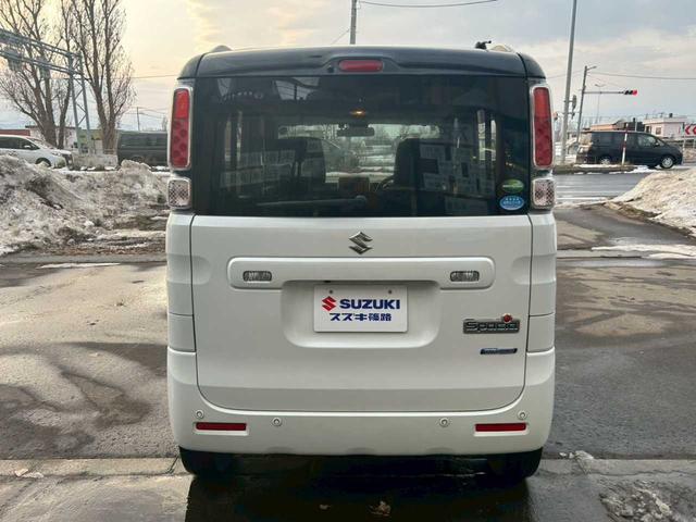 スペーシア ハイブリッドＸ　４ＷＤ　ナビ付　バックカメラ　ドライブレコーダー　両側パワースライドドア　プッシュスタート　アイドリングストップ　衝突被害軽減ブレーキ　横滑防止　車線逸脱防止（6枚目）