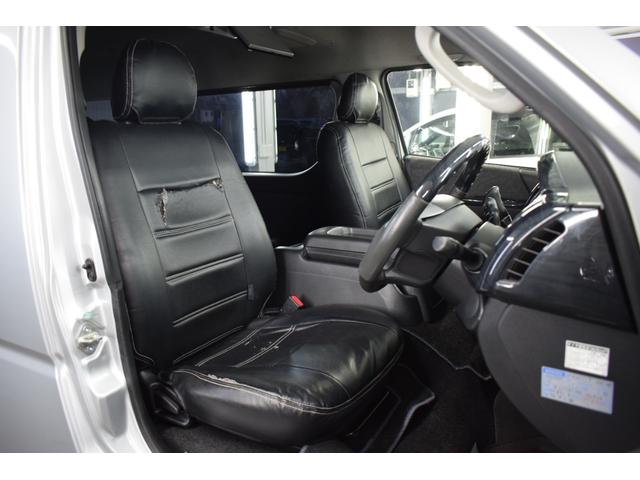 ハイエースワゴン ＧＬ　４ＷＤ　フレックスオリジナルＶｅｒ．２ベッドキット／フロントツインモニター／フリップダウンモニター／レザー調シートカバー／ＬＥＤヘッドライト／本州仕入／寒冷地仕様／スマートキー／プッシュスタート（45枚目）