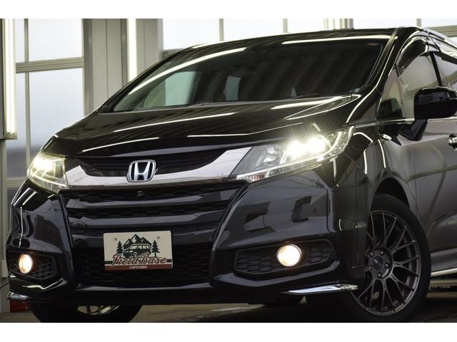 オデッセイ 2.4アブソルートEXホンダセンシング 4WD 4WD ハーフレザー/マルチビューモニター/フリップダウンモニター/パワーシート/大型アームレスト/ETC車載器/両側パワースライドドア/革巻きステアリング/ENKEI18インチアルミ(10枚目)