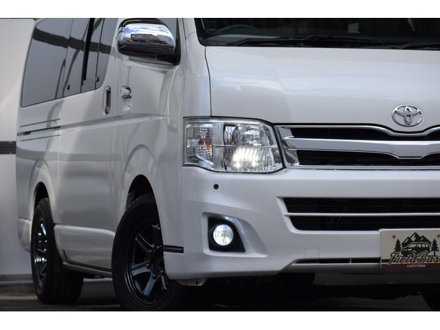 ハイエースバン ロングワイドスーパＧＬマルチロルトランスポタタイプＩＩ　４ＷＤ　３型モデル／モデリスタＭＲＴタイプ２／ロンリュームフロア／収納ＢＯＸ付フルトリム／ベッドキット／純正エンジンスターター社外アルミホイール／純正ＳＤナビＴＶ／バックカメラ／キセノン／ＬＥＤフォグ（16枚目）