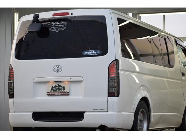 ハイエースバン ４ドアバン３．０ディーゼルＴ　ＤＸロング　４ＷＤ　４ＷＤ　９人乗り／ユーザー買取車／自作ベットキット／ローダウン／オーバオーフェンダー／ＬＥＤフォグランプ／ＥＴＣ車載器／Ｂｌｕｅｔｏｏｔｈ対応ＣＤオーディオ／ダッシュパネルペイント／スタッドレスタイヤ（27枚目）