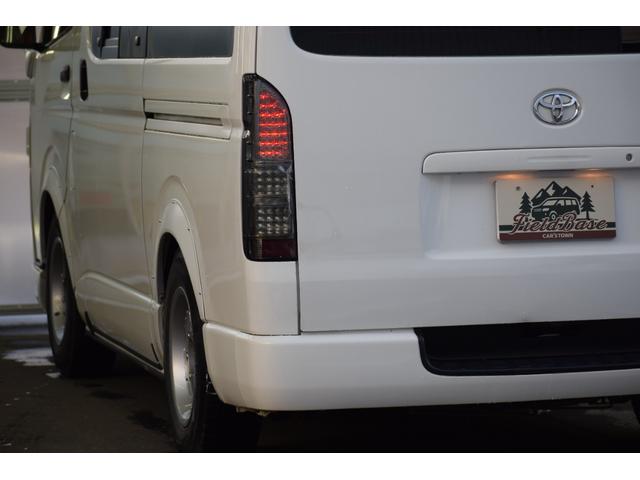 ハイエースバン ４ドアバン３．０ディーゼルＴ　ＤＸロング　４ＷＤ　４ＷＤ　９人乗り／ユーザー買取車／自作ベットキット／ローダウン／オーバオーフェンダー／ＬＥＤフォグランプ／ＥＴＣ車載器／Ｂｌｕｅｔｏｏｔｈ対応ＣＤオーディオ／ダッシュパネルペイント／スタッドレスタイヤ（30枚目）