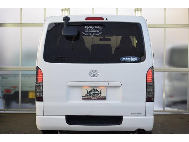 ハイエースバン ４ドアバン３．０ディーゼルＴ　ＤＸロング　４ＷＤ　４ＷＤ　９人乗り／ユーザー買取車／自作ベットキット／ローダウン／オーバオーフェンダー／ＬＥＤフォグランプ／ＥＴＣ車載器／Ｂｌｕｅｔｏｏｔｈ対応ＣＤオーディオ／ダッシュパネルペイント／スタッドレスタイヤ（34枚目）