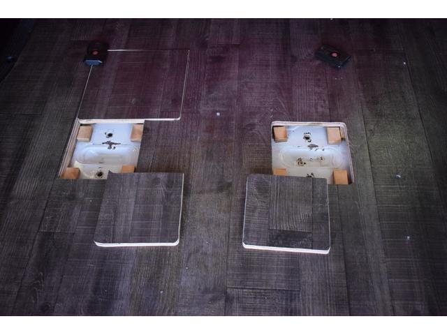 ハイエースバン ４ドアバン３．０ディーゼルＴ　ＤＸロング　４ＷＤ　４ＷＤ　９人乗り／ユーザー買取車／自作ベットキット／ローダウン／オーバオーフェンダー／ＬＥＤフォグランプ／ＥＴＣ車載器／Ｂｌｕｅｔｏｏｔｈ対応ＣＤオーディオ／ダッシュパネルペイント／スタッドレスタイヤ（46枚目）