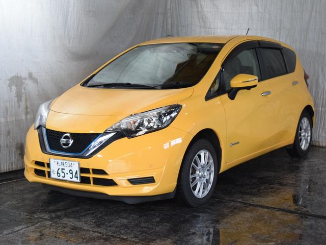 ノート e-パワー X FOUR Vセレクション 1年保証 夏冬タイヤ付 エマージェンシーブレーキ プッシュスタート レーンキープアシスト ドラレコ ナビTV 全方位カメラ DVD再生 ETC Bluetooth エンジンスターター 社外AW LED(2枚目)