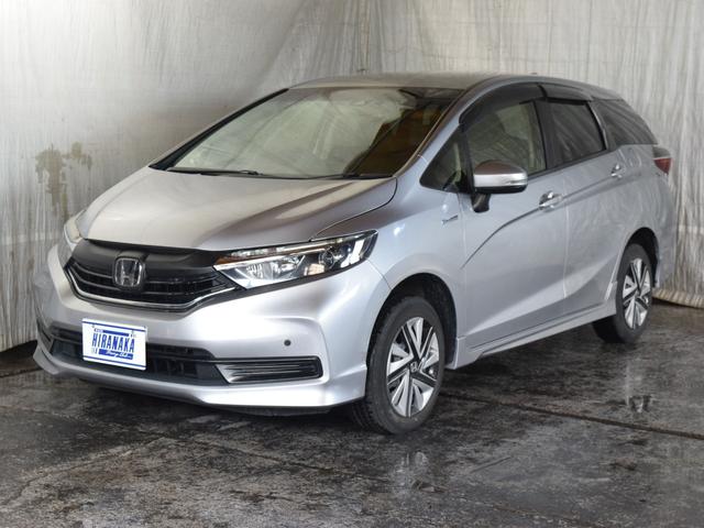 シャトル ハイブリッド ホンダセンシング 4WD 1年保証 夏冬タイヤ付 衝突軽減ブレーキ 前後ドラレコ ナビ Bluetooth バックカメラ プッシュスタート レーンキープアシスト クルーズコントロール クリアランスソナー ドアバイザー(2枚目)