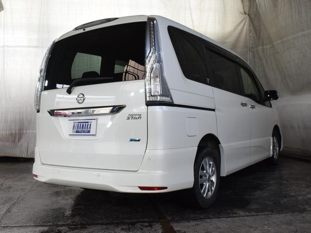 セレナ ハイウェイスター　Ｖセレクション＋セーフティＩＩ　クロスギアパッケージ　４ＷＤ　１年保証　夏冬タイヤ付　ワンオーナー　衝突軽減　両側パワスラ　前後ドラレコ　ナビ　ＴＶ　ＤＶＤ　ＥＴＣ　全方位カメラ　ハーフレザー　ＬＥＤ　エンスタ　プッシュスタート（32枚目）