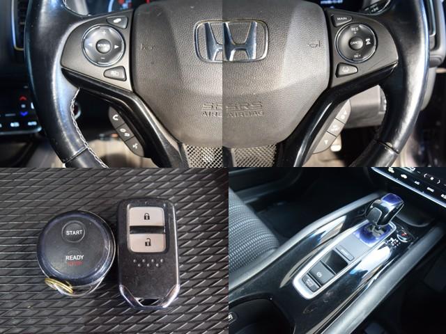 ヴェゼル ハイブリッドＺ・ホンダセンシング　４ＷＤ　１年保証　夏冬タイヤ付　衝突軽減ブレーキ　プッシュスタート　パドルシフト　ドラレコ　ナビ　ＴＶ　ＤＶＤ　Ｂｌｕｅｔｏｏｔｈ　ＥＴＣ　バックカメラ　シートヒーター　エンスタ　クルーズコントロール（17枚目）