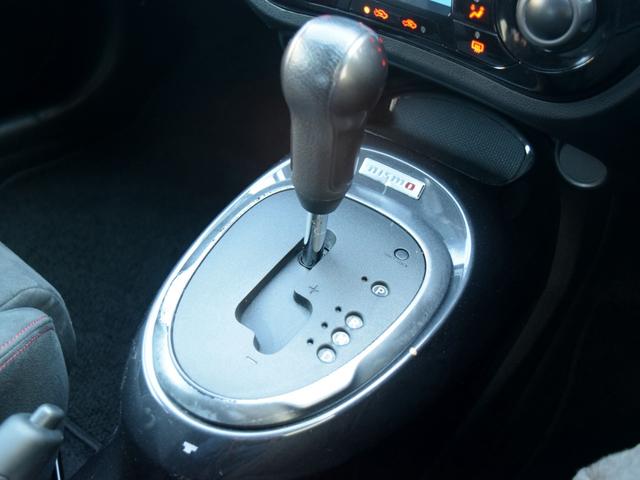 ジューク ニスモ　４ＷＤ　１年保証　夏冬タイヤ付　プッシュスタート　社外ナビ　フルセグＴＶ　ＤＶＤ　Ｂｌｕｅｔｏｏｔｈ　ＥＴＣ　バックカメラ　ドアバイザー　オートライト（48枚目）