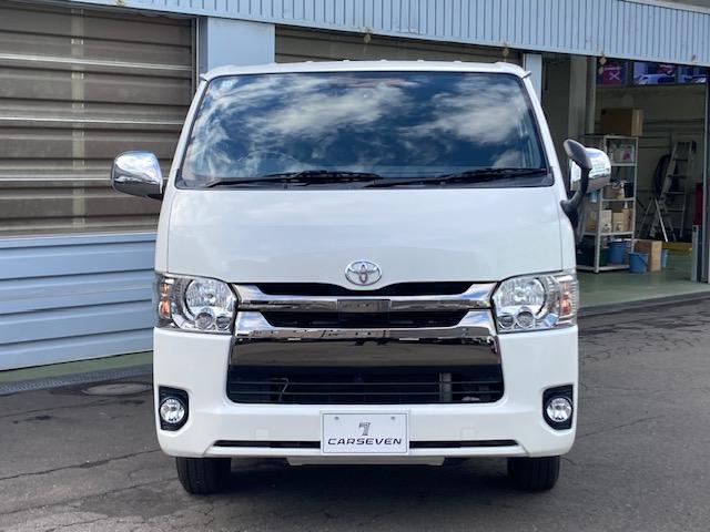 ハイエースバン スーパーＧＬ　ダークプライムＩＩ　４ＷＤ　純正ナビ　フルセグ　Ｂｌｕｅｔｏｏｔｈ　バックカメラ　トヨタセーフティセンス　ＡＣ１００Ｖ　ＬＥＤヘッドライト（2枚目）