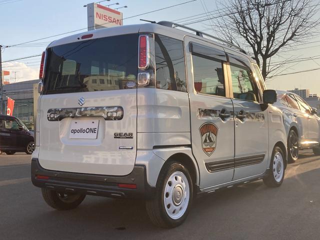 スペーシアギア ハイブリッドＸＺ　ターボ　４ＷＤ　全方位モニターナビ・禁煙車・ＥＴＣ・ワンオーナー・両側パワースライドドア・Ｆシートヒーター・ヘッドアップディスプレイ・サンシェード・パドルシフト・ＬＥＤヘッドライト・スマートキー（6枚目）