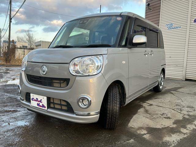 ムーヴキャンバス Xブラックインテリアリミテッド SAIII 4WD アイドリングストップ オートマチックハイビーム 両側パワースライドドア ナビTV バックカメラ ステアリングスイッチ ドラレコ ETC(2枚目)