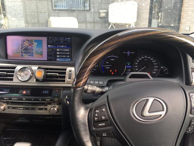 ＬＳ ＬＳ６００ｈ　４ＷＤ　ＴＶ　ナビ　革パワーシート　ＡＷ（11枚目）