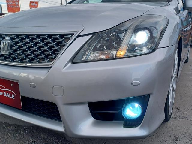 クラウン アスリートi-Four 後期モデル/4WD/HIDヘッド&フォグ/純正ナビ/TV/Bluetooth/バックカメラ/ローダウン/19インチAW/クリアランスソナー/シートヒーターベンチレーション/リアスモーク/シートメモリー(21枚目)