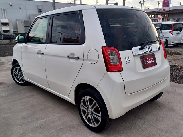 Ｎ－ＯＮＥ Ｇ・Ｌパッケージ　４ＷＤ／走行２万キロ台／黒革調シートカバー／ＨＩＤライト／オートライト／横滑り防止装置／アイドリングストップ／プッシュスタート／スマートキー／サイドエアバッグ／ＵＳＢ／法定点検整備付（4枚目）