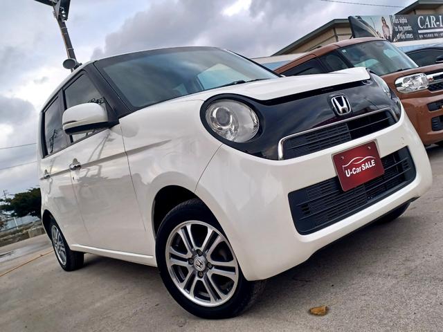 Ｎ－ＯＮＥ Ｇ・Ｌパッケージ　４ＷＤ／走行２万キロ台／黒革調シートカバー／ＨＩＤライト／オートライト／横滑り防止装置／アイドリングストップ／プッシュスタート／スマートキー／サイドエアバッグ／ＵＳＢ／法定点検整備付（7枚目）