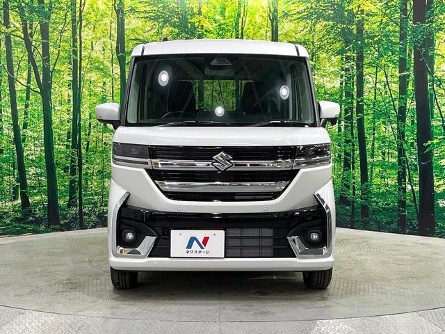 スペーシアカスタム ハイブリッドGS 届出済未使用車 電動スライド 衝突被害軽減 アダプティブクルーズ 車線逸脱警報 オートハイビーム シートヒーター コーナーセンサー LEDヘッド オートライト オートエアコン スマートキー(14枚目)