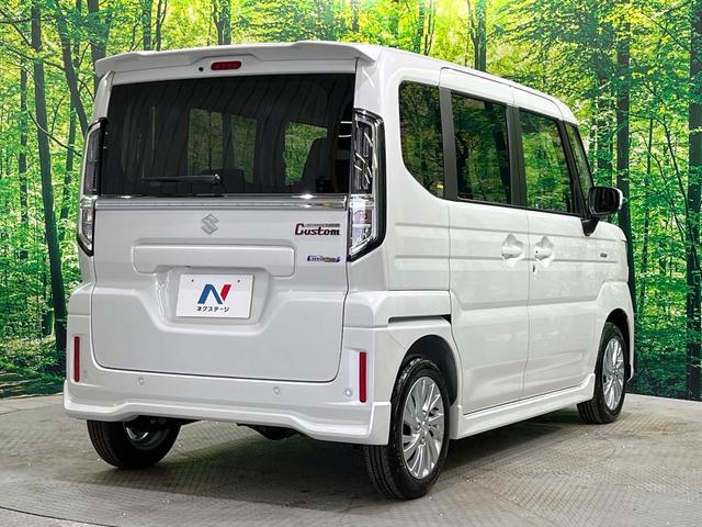 スペーシアカスタム ハイブリッドGS 届出済未使用車 電動スライド 衝突被害軽減 アダプティブクルーズ 車線逸脱警報 オートハイビーム シートヒーター コーナーセンサー LEDヘッド オートライト オートエアコン スマートキー(18枚目)