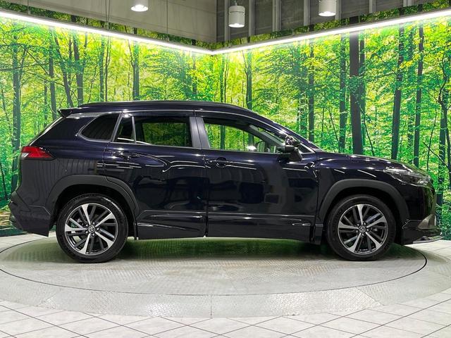 カローラクロス ハイブリッド Z モデリスタエアロ 9インチディスプレイオーディオ ブラインドスポットモニター パノラミックビューモニター オートハイビーム シートヒーター LEDヘッド・フォグライト レーダークルーズ AC100V(41枚目)