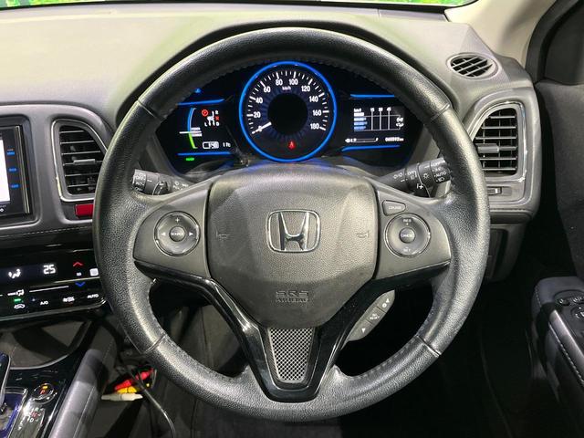 ヴェゼル ハイブリッドＸ　寒冷地仕様　純正ナビ　シティブレーキ　クルーズコントロール　シートヒーター　ＬＥＤヘッドライト　パドルシフト　革巻きステアリング　フロントフォグランプ　オートライト（48枚目）